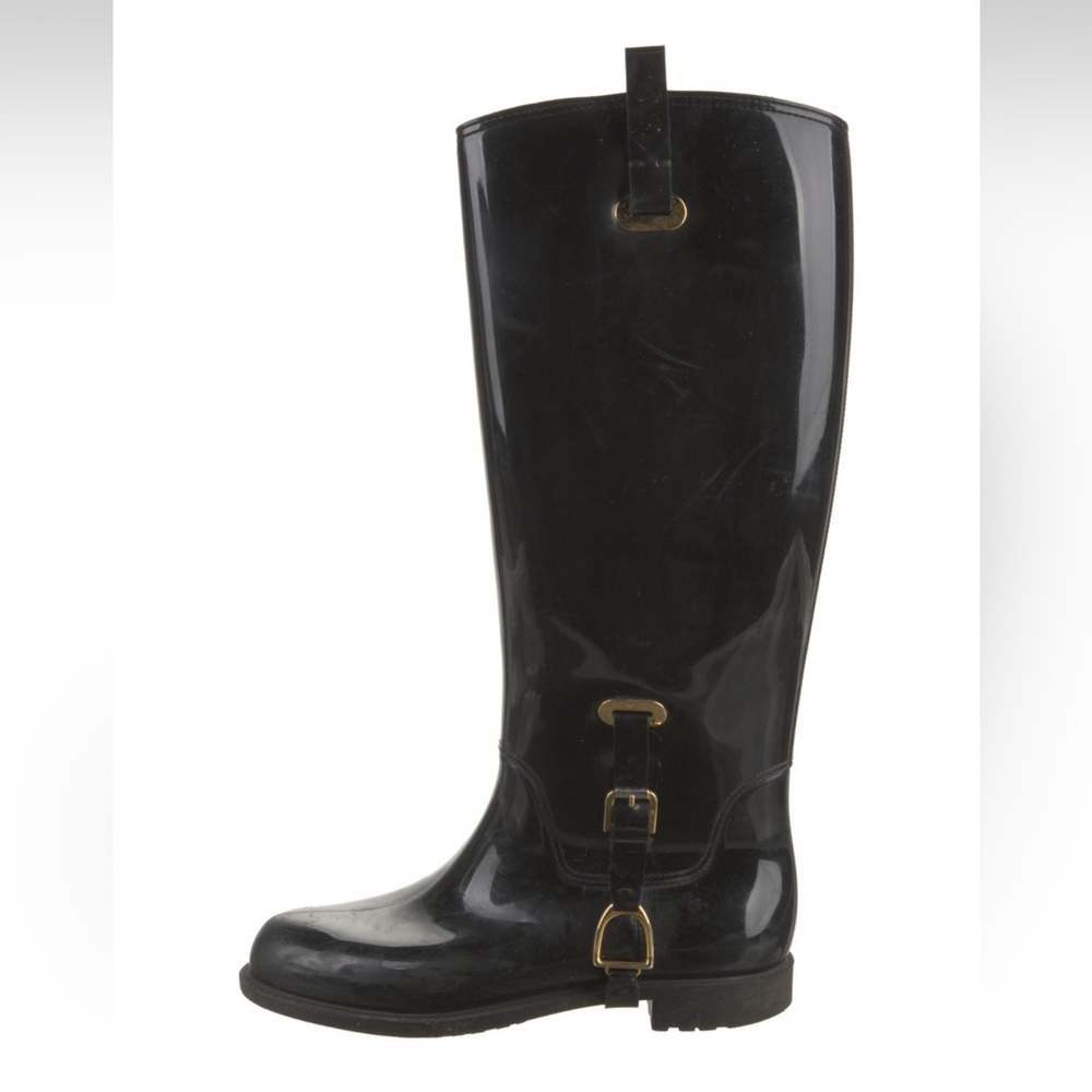Ralph Lauren Rubber Knee-High Rain Boots
